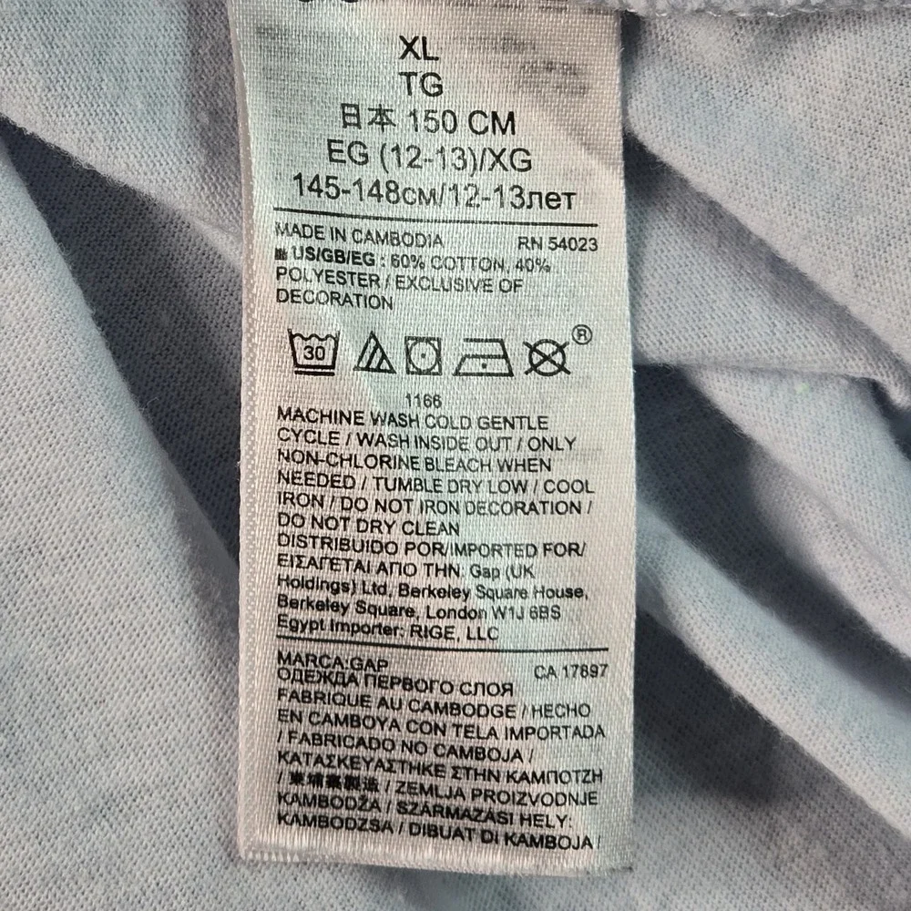 Gap Kids Disney Thumper Pajama Set XL 12 Blue Gray Sequin Glitter Bambi Coquette